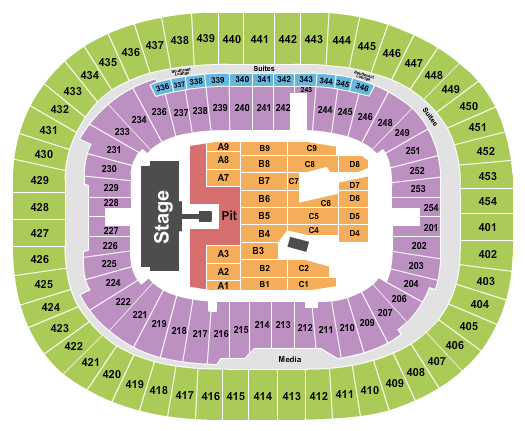 BC Place Stadium AC/DC Seating Chart